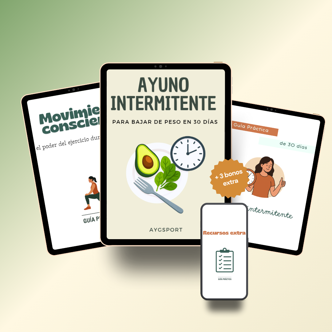 Ayuno intermitente para bajar de peso + 3 bonus de regalo